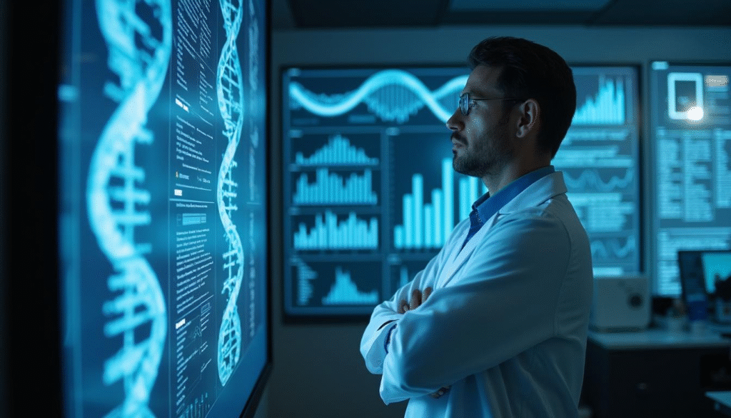 Critical scientist watching HAR1F, AI